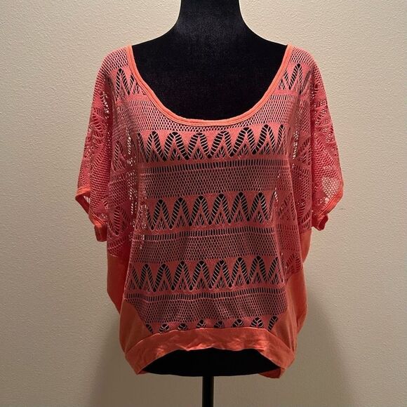 Medium Cover Up Blouse Coral Eyeshadow - Picture 1 of 6